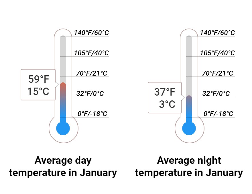 Average temperature